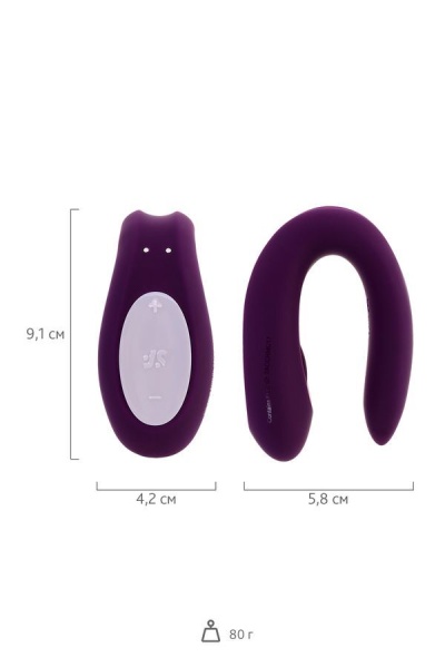 Satisfyer Double Joy (управление со смартфона) - парный вибратор